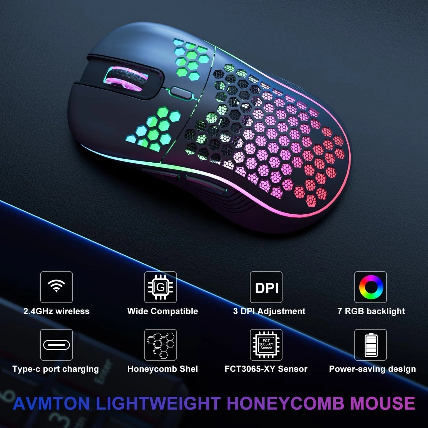 Wireless Gaming Mouse - USB