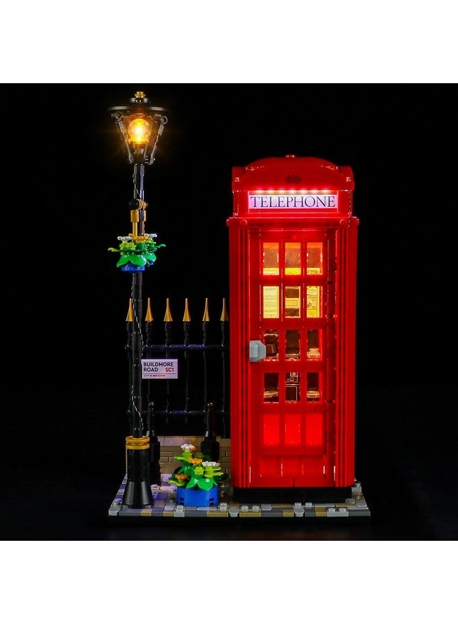 BRIKSMAX Light Kit for LEGO 21347 London Telephone Box - Compatible with LEGO Ideas Building Set