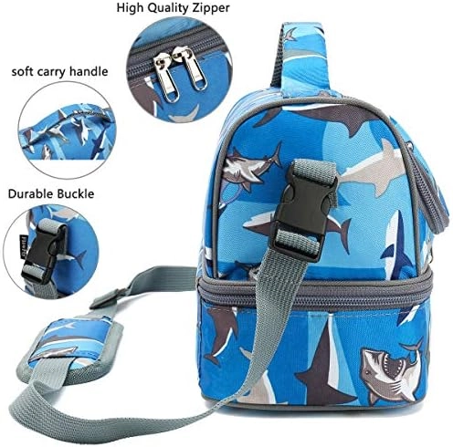 Kids Double Decker Cooler - Shark