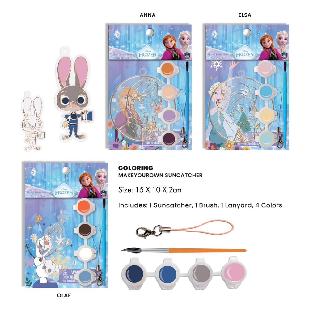 Frozen Olaf Make Your Own Suncatcher - Suitable for 3 years & above