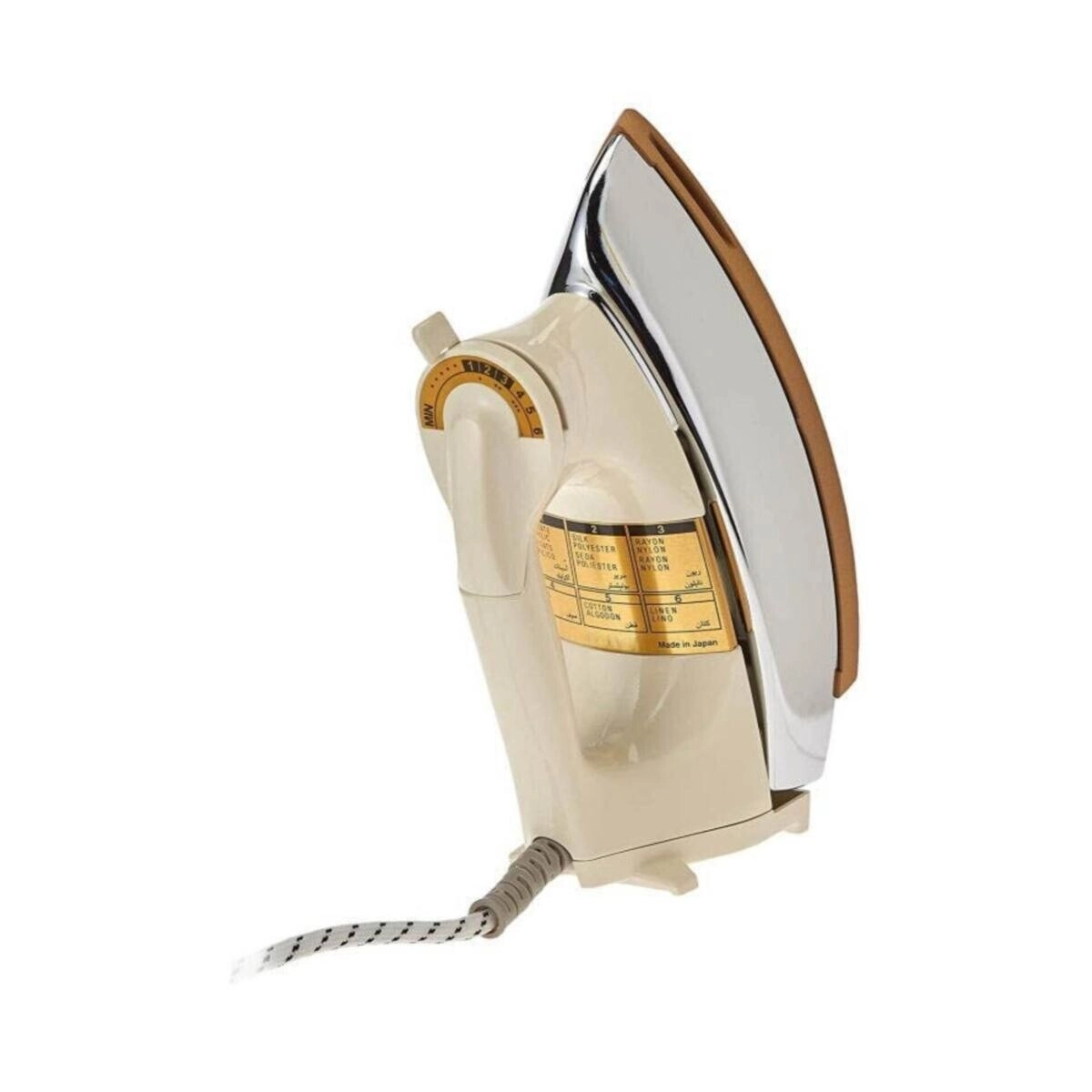 noorix Dry Iron - Non-Stick Soleplate Adjustable Temperature Control Comfortable Grip