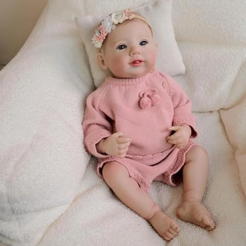 Reborn Baby Doll - 19 inch Vinyl Girl Ages 3+