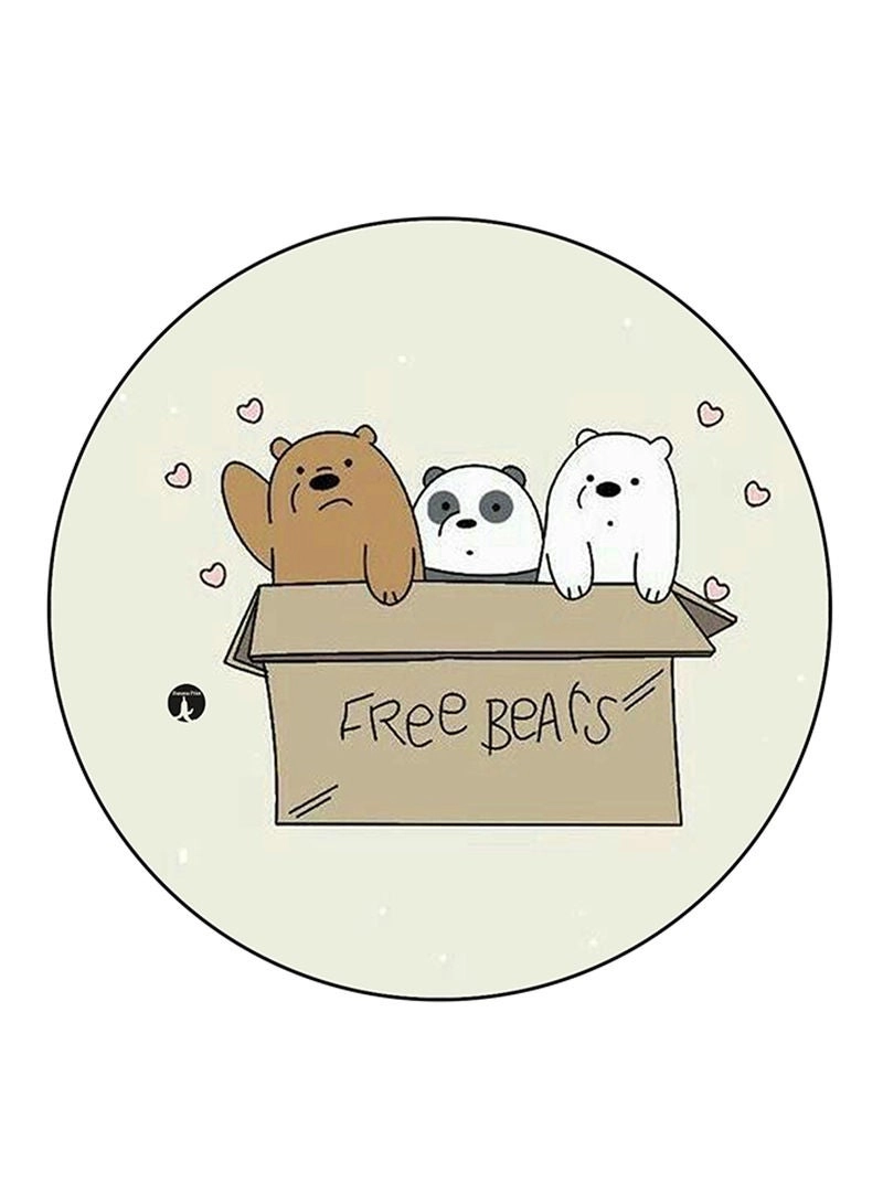 We Bare Bears Printed Mouse Pad