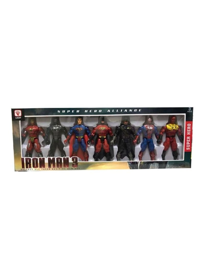 Easy Life Super Hero Action Figure Set - 7-Piece