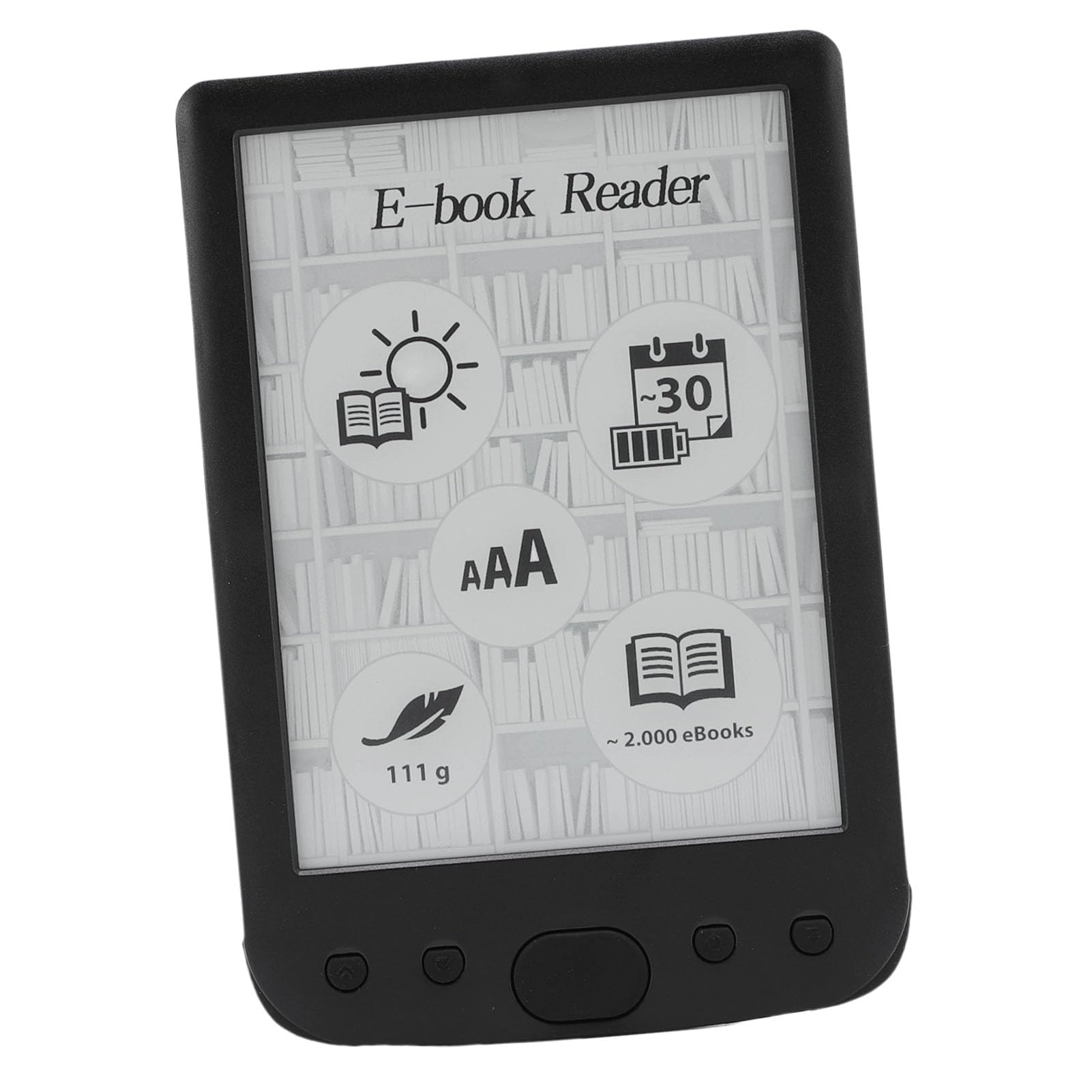 Elprico E-Reader - 6-inch 16GB