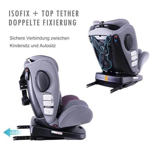 Rotating Ranger TT - Group 0+/1/2/3 (0-36Kg) ISOFIX