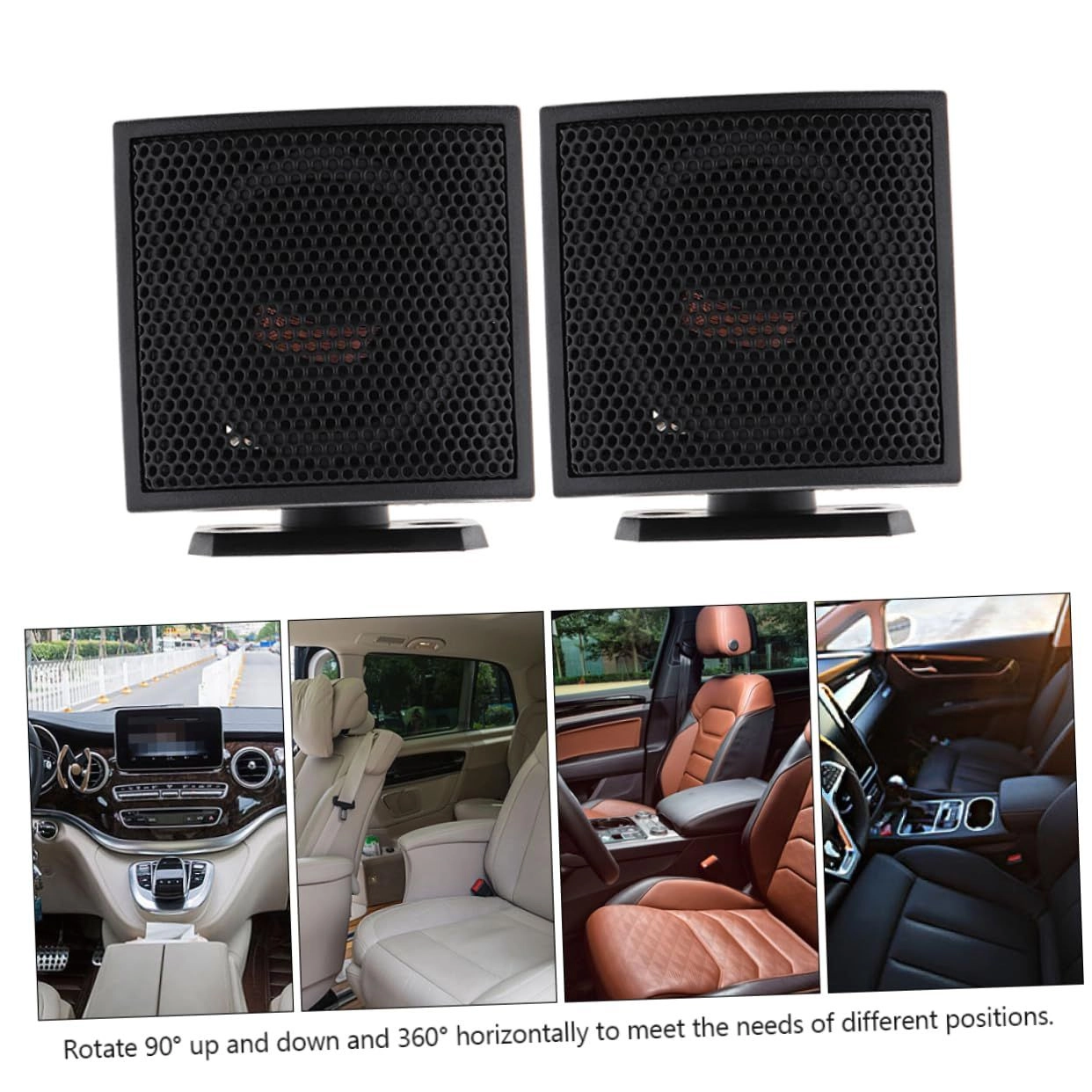 Car Audio Tweeter Speaker - 2 Pack 500W