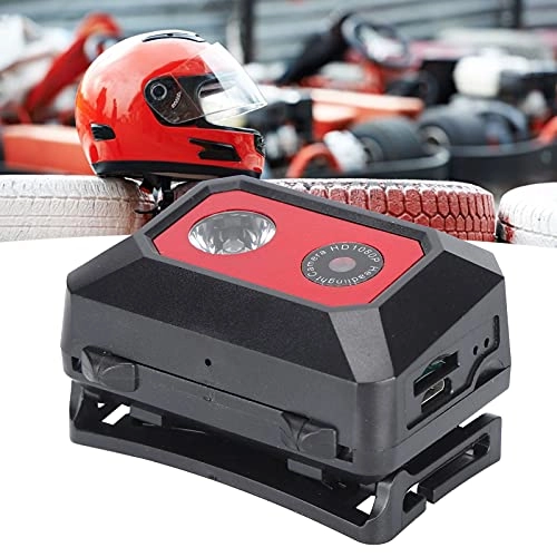 KOSDFOGE Sports Camera Mini High Definition Camera with LED Searchlight and High Elastic Headband(Blue)