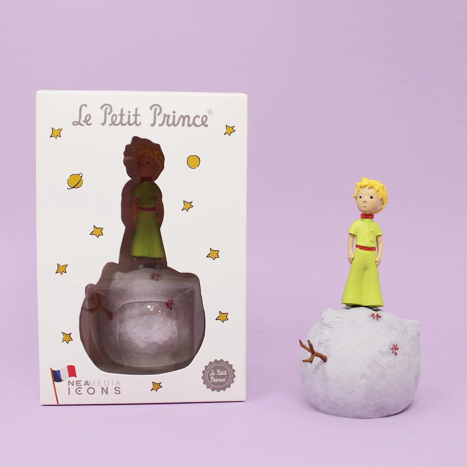NEAMEDIA THE CHARACTER COMPANY Little Prince On His Planet Statue - Resin