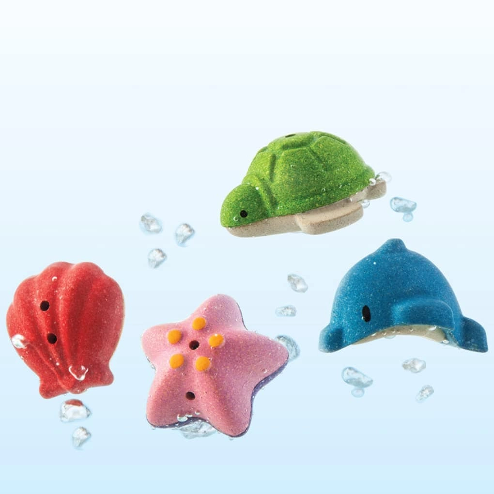 PlanToys Sea Life Bath Set - 4 Piece 5658