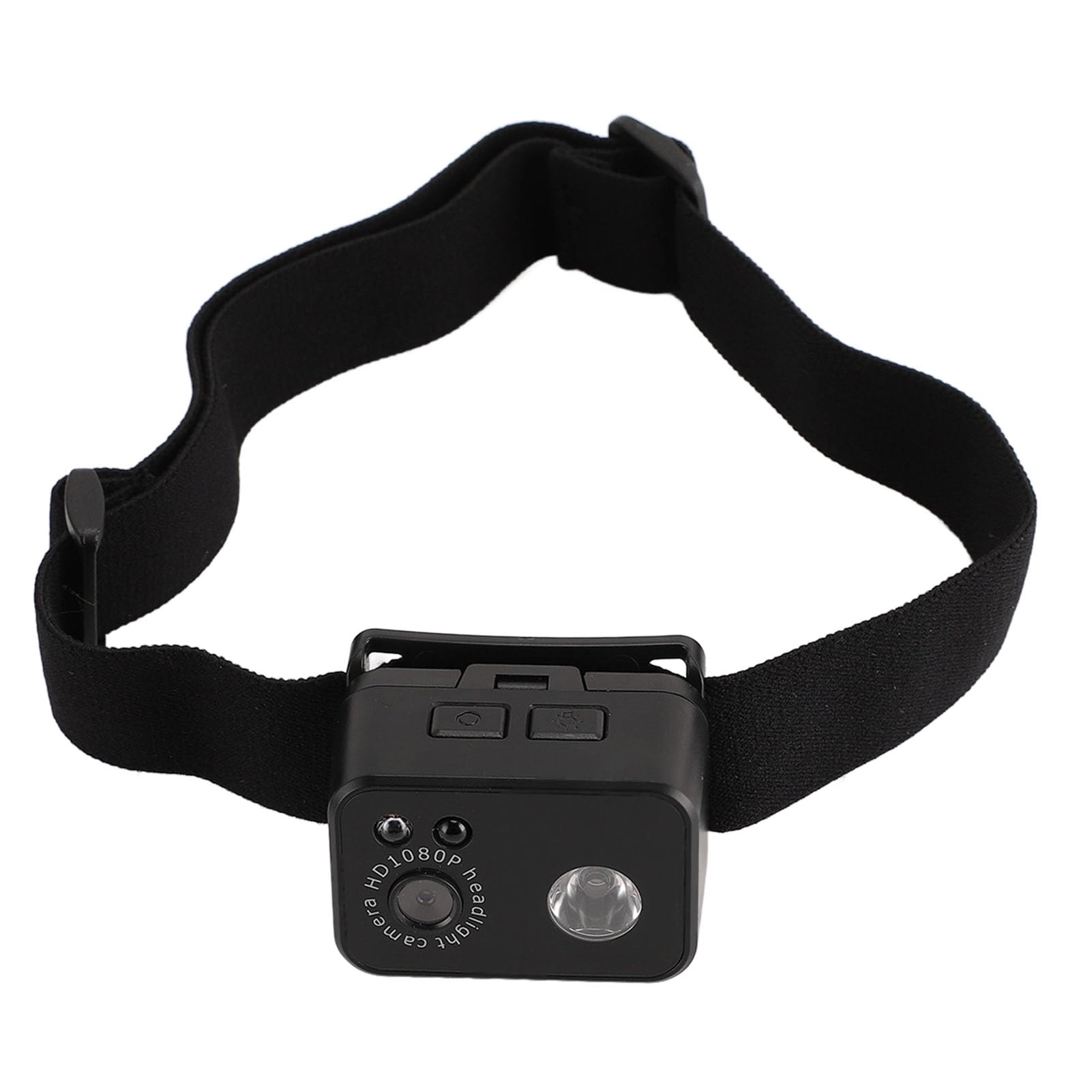 XUMIUZIY Action Camera Head Mount Strap Wearable Head Belt, 1080P 2.0M CMOS LED Headlamp Camera, Handsfree Cycling Video Recorder Night Light, Support 128GB
