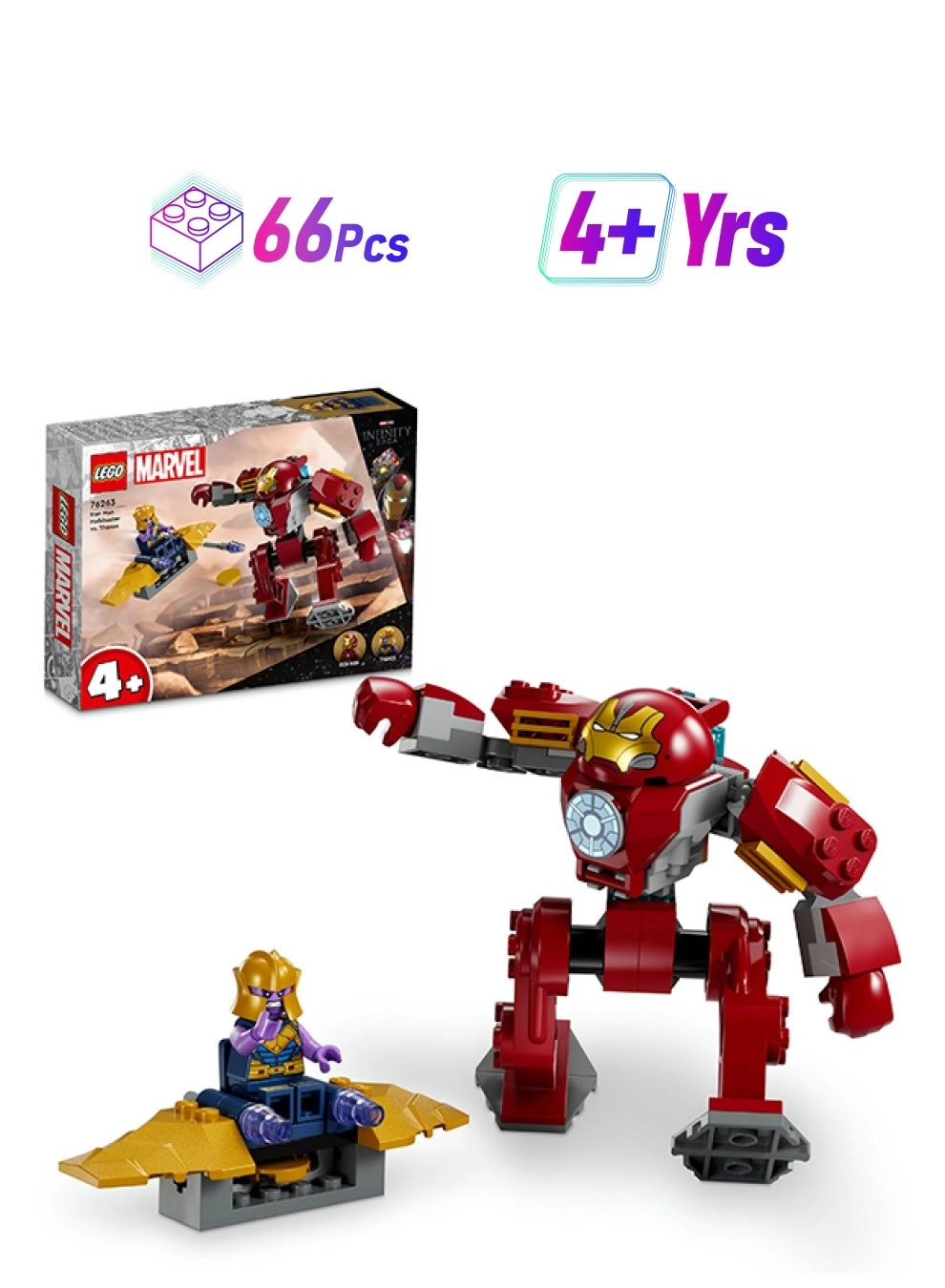 LEGO Marvel Iron Man Hulkbuster vs. Thanos