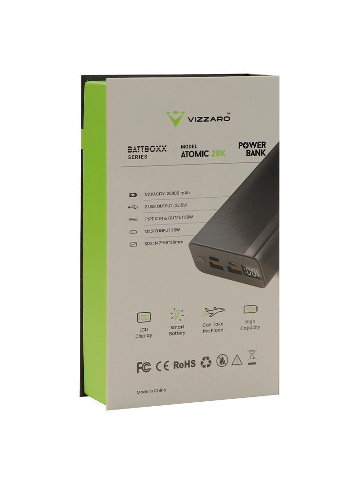 ATOMIC 20K - 20000 mAh 22.5 W