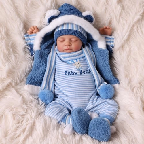 Reborn Baby Doll - 20 Inch Soft Vinyl and Cloth Body Boy Ages 3+