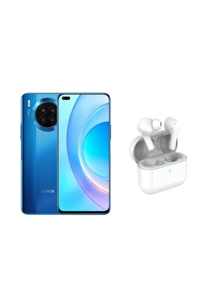 50 lite 8GB 128GB + White wireless stereo earbuds with charging case