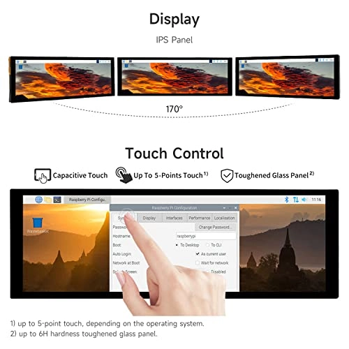 DHX-7.9inch-LCD-Touch-screen - 7.9 Inches 400(H) x 1280(V) pixels