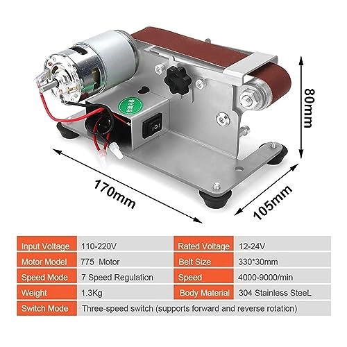 Polishing Sanding Machine - 7 Speed Belt Sander