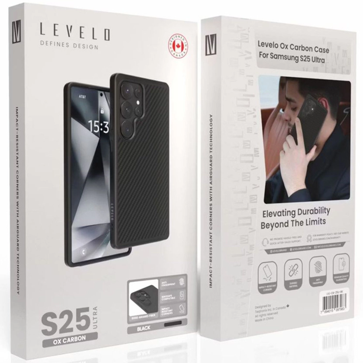 Ox Carbon Case with MagSafe for Samsung Galaxy S25 Ultra