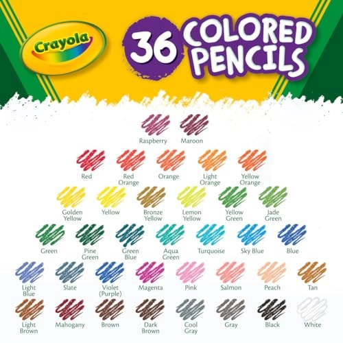 Coloured Pencils - 36 Pcs