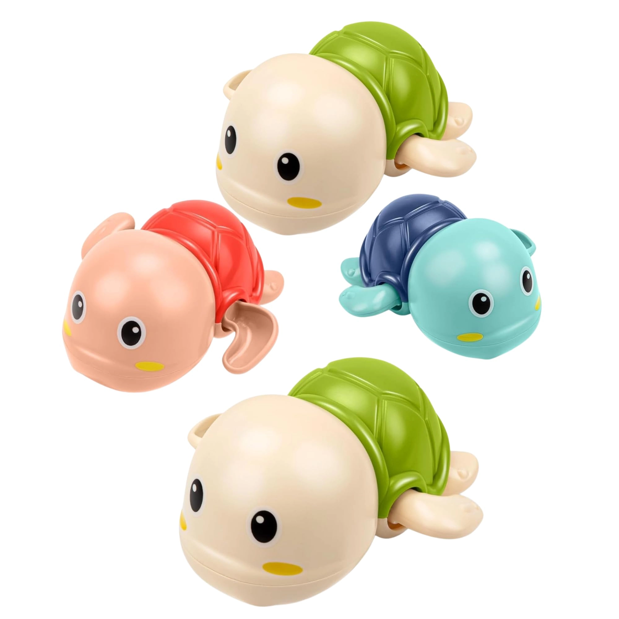 Vibgyor Vibes MD-1165-4-152 - Wind-Up Floating Bath Toy Pack of 4