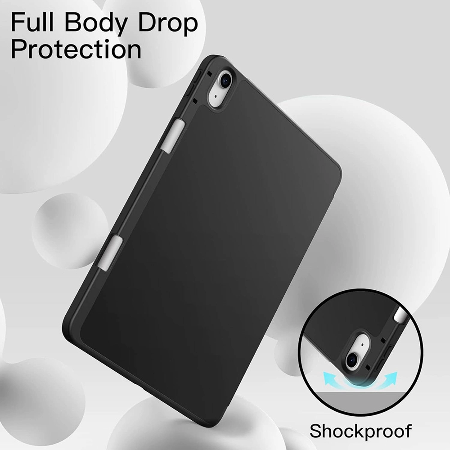 Tri-Fold Case with Pencil Holder for iPad Air 11-inch (2024)