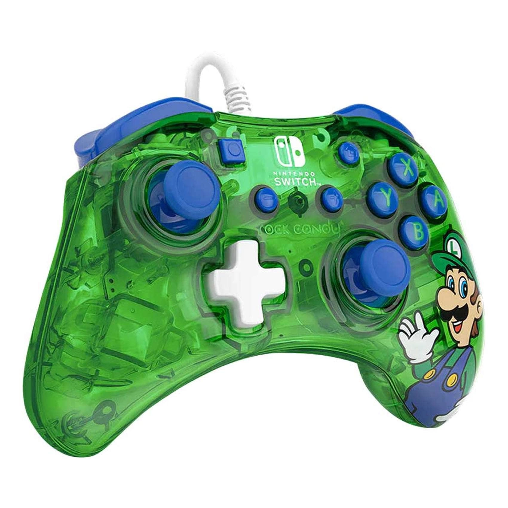 Rock Candy Wired Controller - Luigi Lime Nintendo Switch