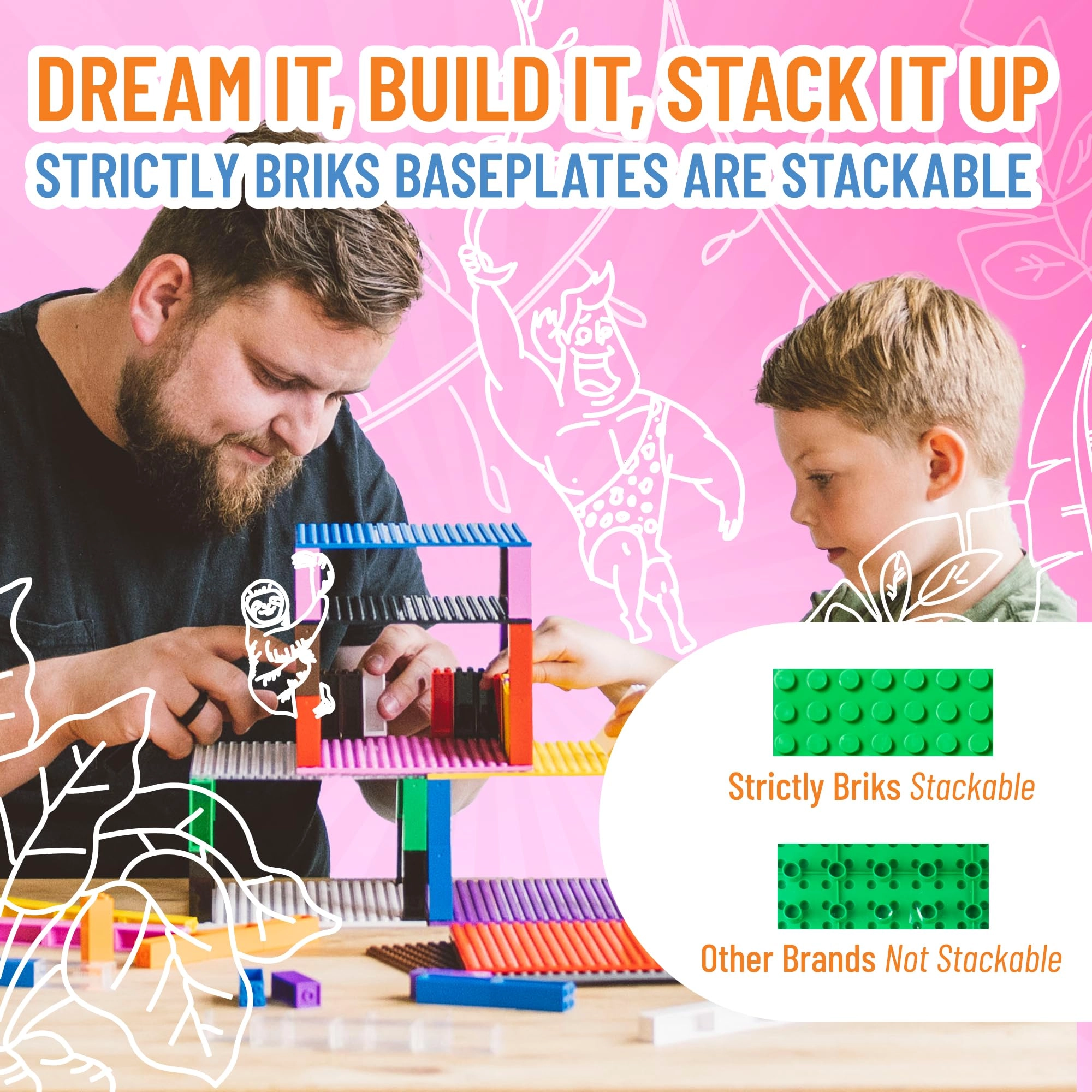 Mega Toy Building Block Baseplate