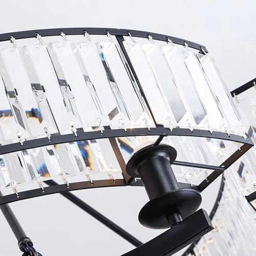 Crystal Chandelier - 2700K 4500K 6500K Dimmable