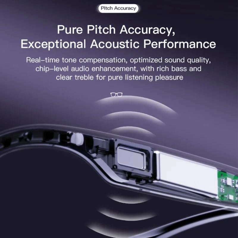 AI Smart Glasses - Real Time Translation Electrochromic lenses 320mAh battery