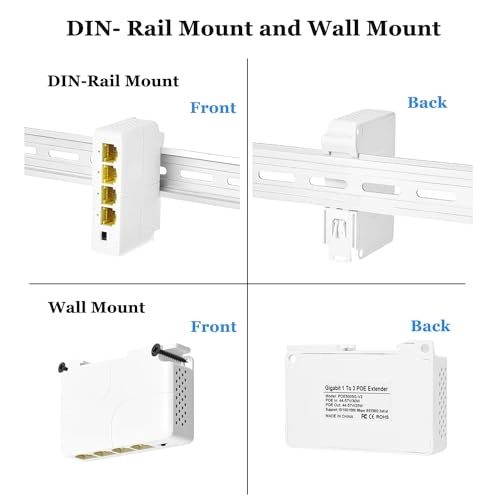 POE5005G-V2 - 10-25 Watts 3 IEEE 802.3af/at 10/100/1000Mbps 30 Watts