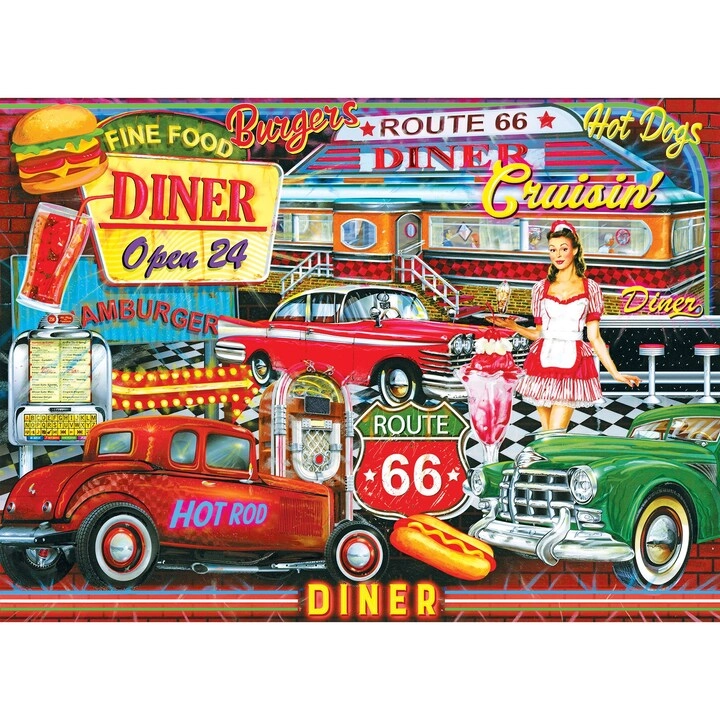 RoseArt 50's Diner Puzzle - 1000 pcs