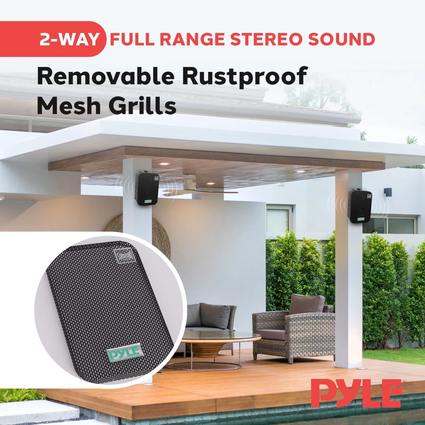 Waterproof Marine Speakers - 3.5" 200 Watt