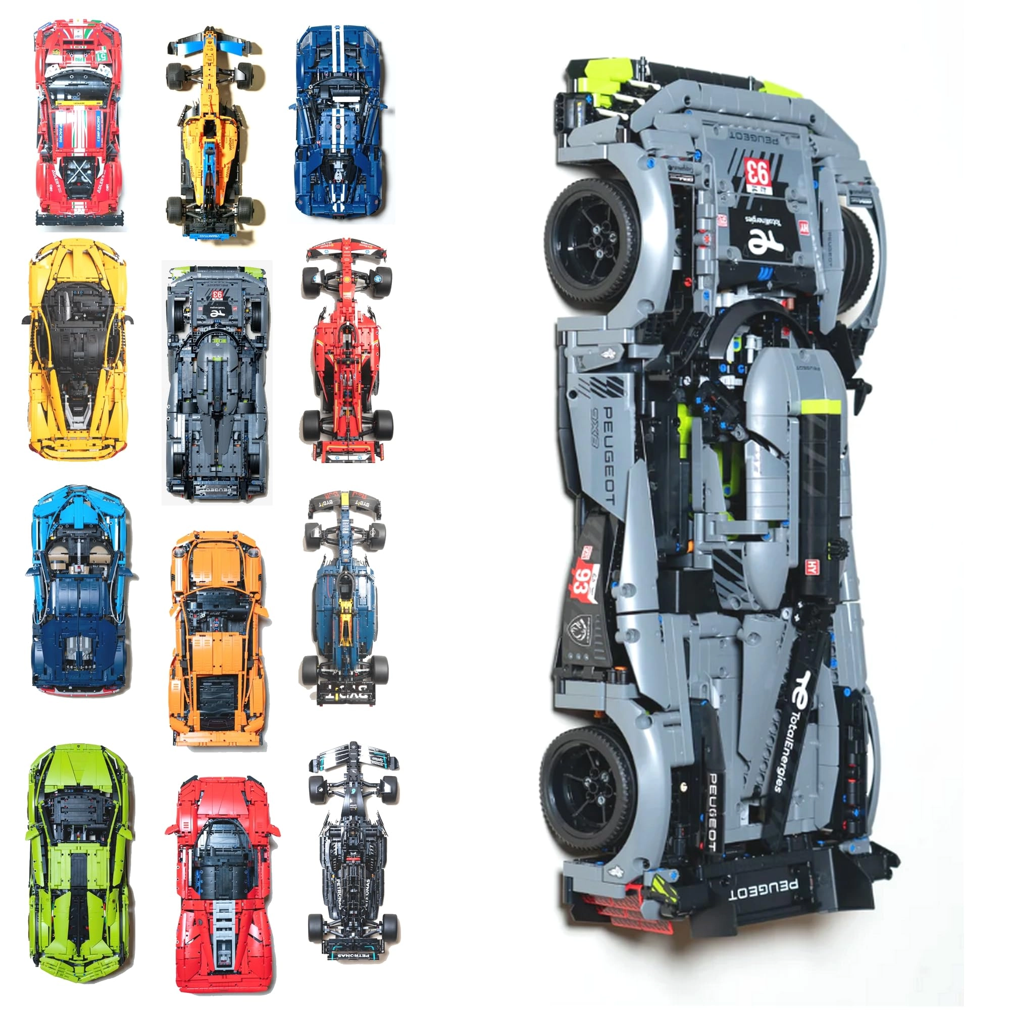 Wall Mount Compatible for Lego - Made in France Plastic