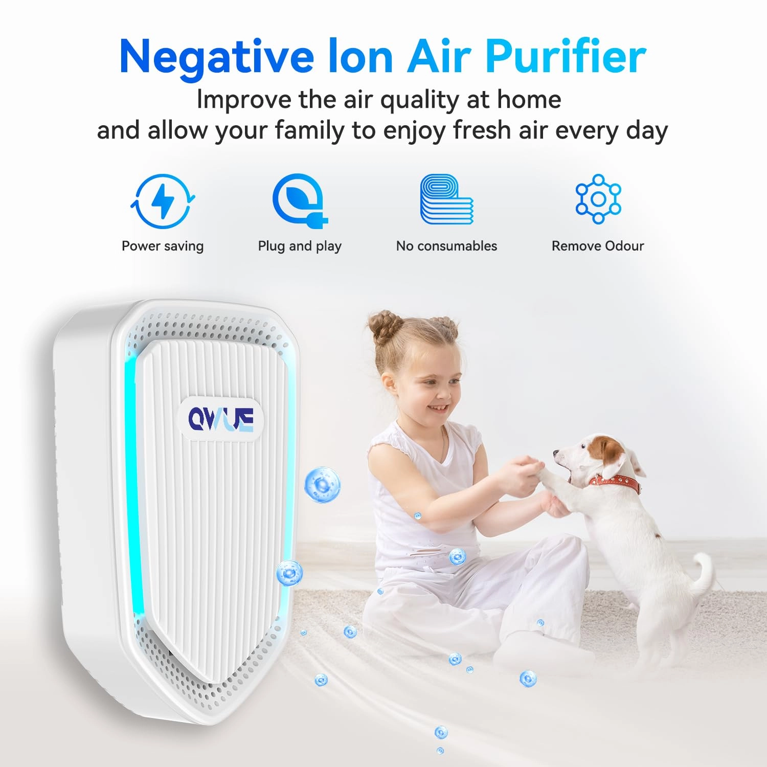 Air Ionizer - 8Pack Filterless Plug In Pack
