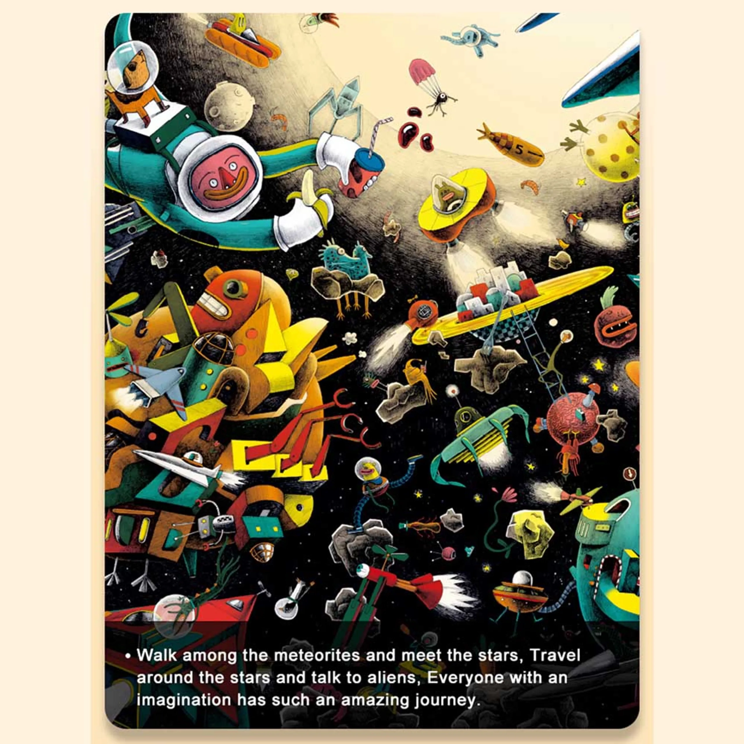 Interstellar Travel Puzzle (TOP-MD3228) - 1000 pcs