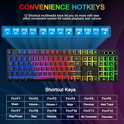Gaming Keyboard - QWERTZ Wired