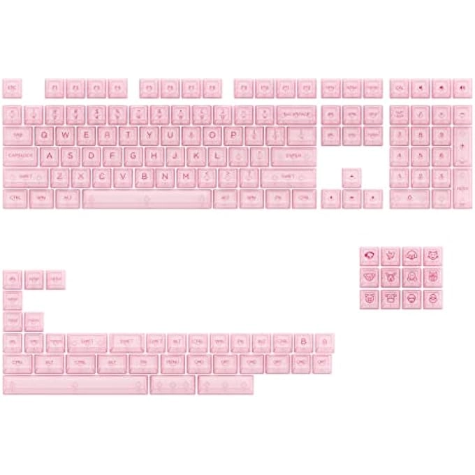 rayihni ASA PROFILE KEYCAPS - 155-KEY Polycarbonate Mac Modifiers