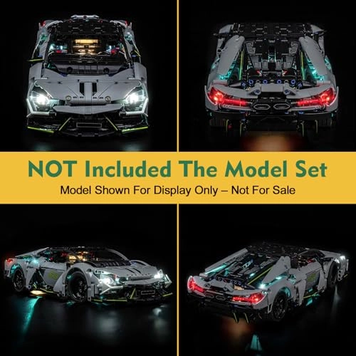 Light kit for LEGO Lamborghini Revuelto Super Sports Car 42214