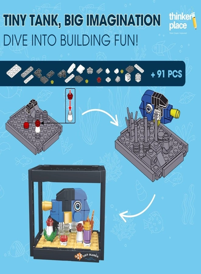 Dream Ocean Fish Tank Marine Life - 6 years+ 91 pieces