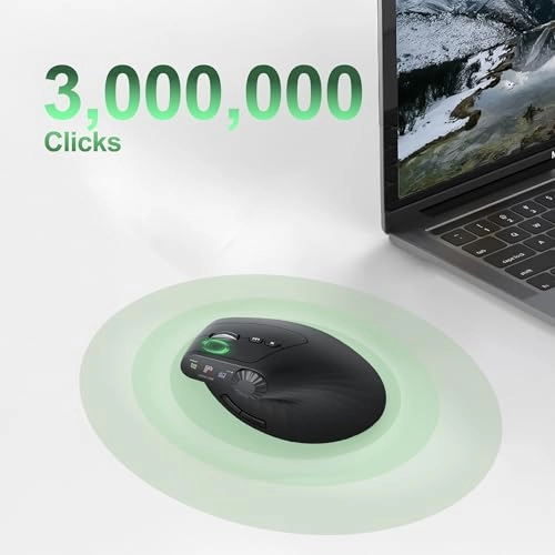 Smart OLED Vertical Mouse - Wireless