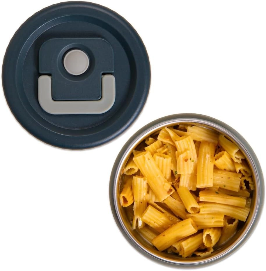 Bento Lunch Box With Steel Food Jar - Think Big Blush 1.74L