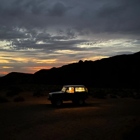 Night mode. High tech meets low light.