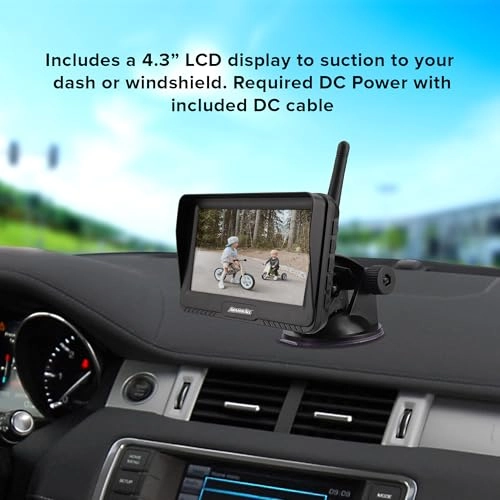 USB Solar Powered Wireless Backup Camera