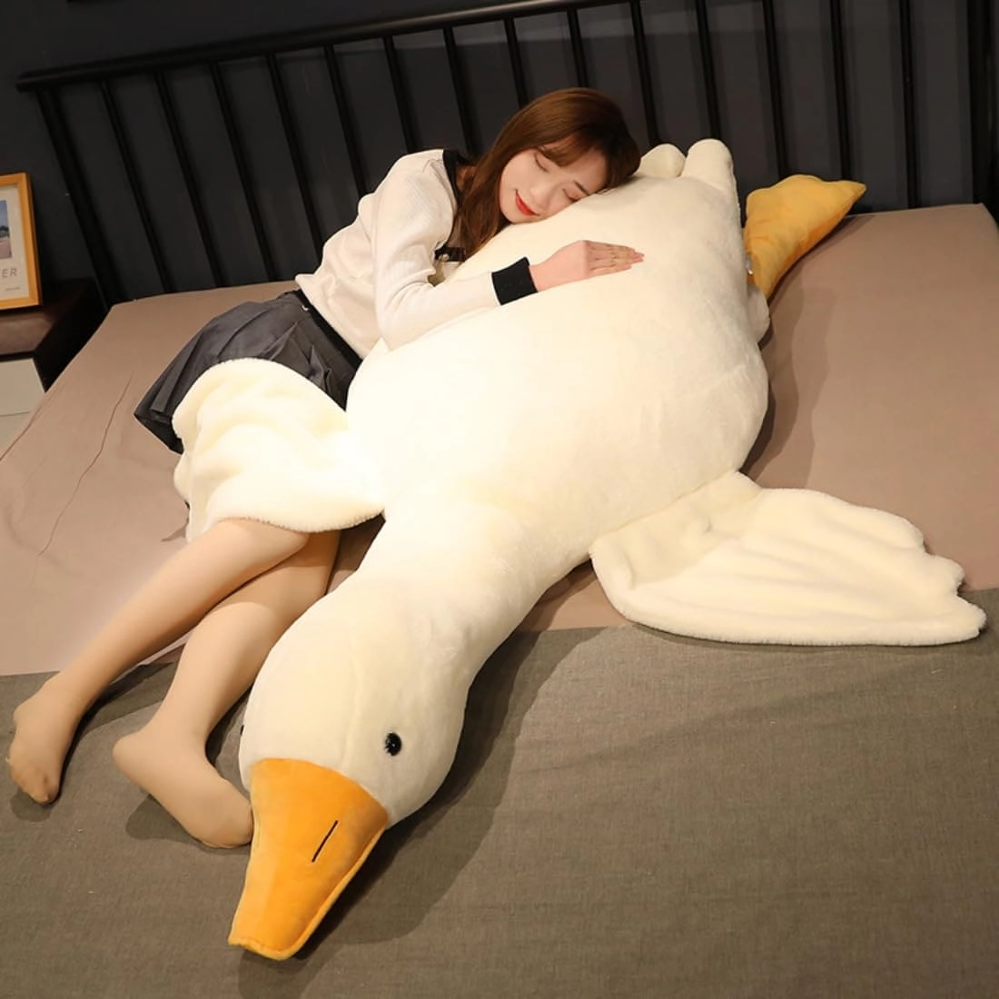 Srutirbo Giant Goose - 74.8 Inch Soft Goose Plush Pillow