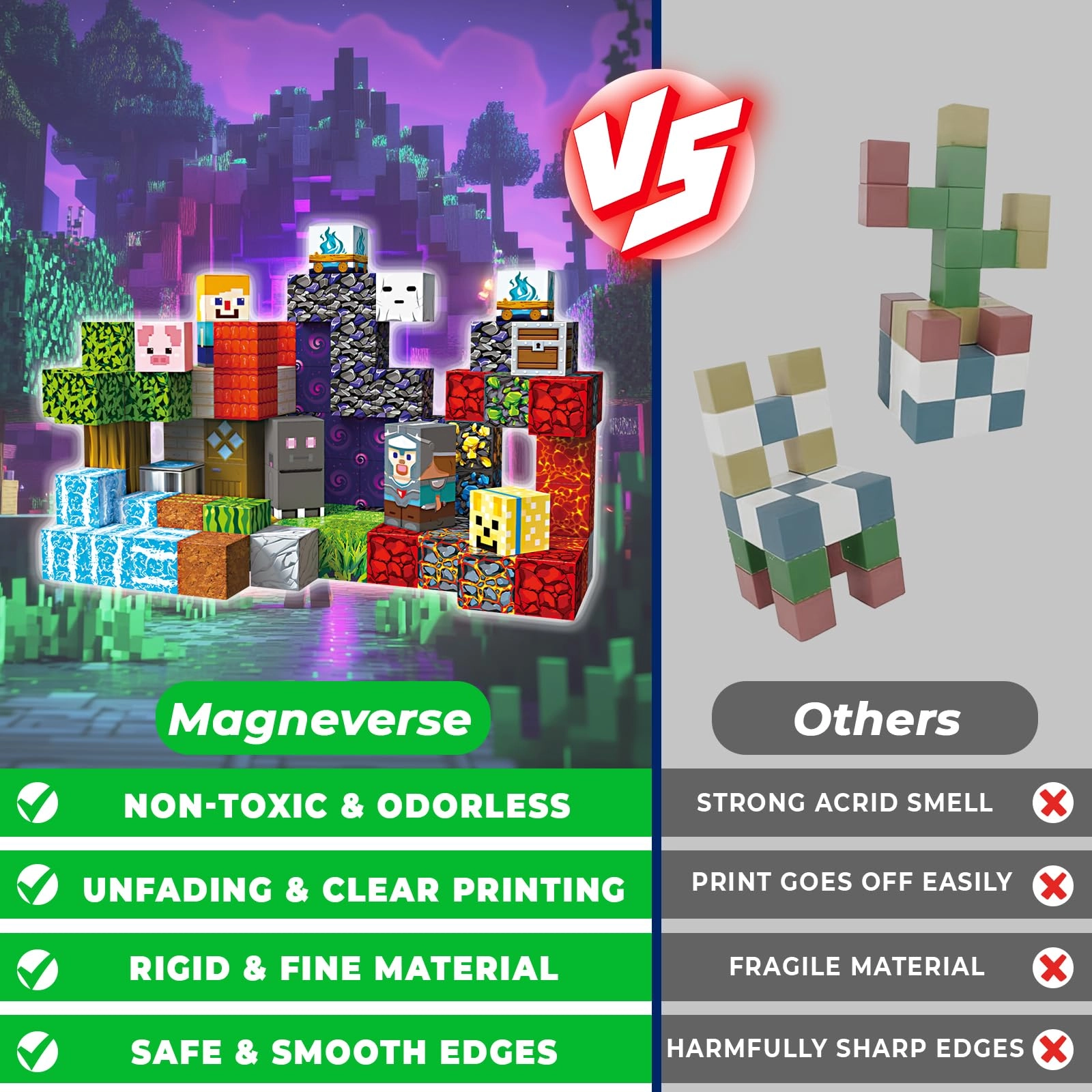 Magnetic Blocks - Portal 100 pcs