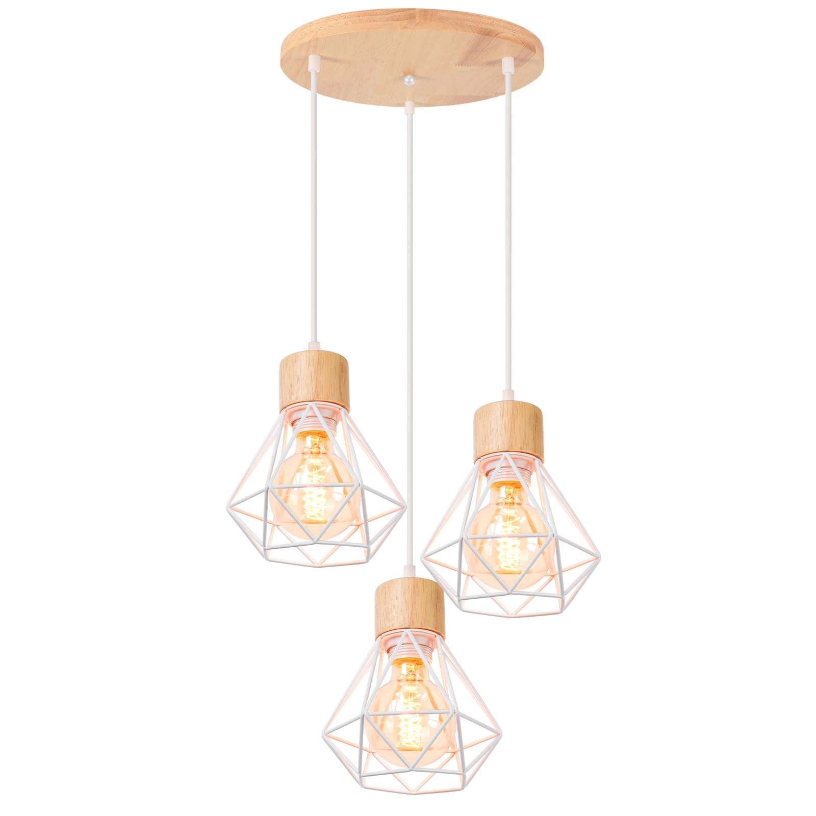TOKIUS Pendant Lamp - 3-Bulb E27 16 cm
