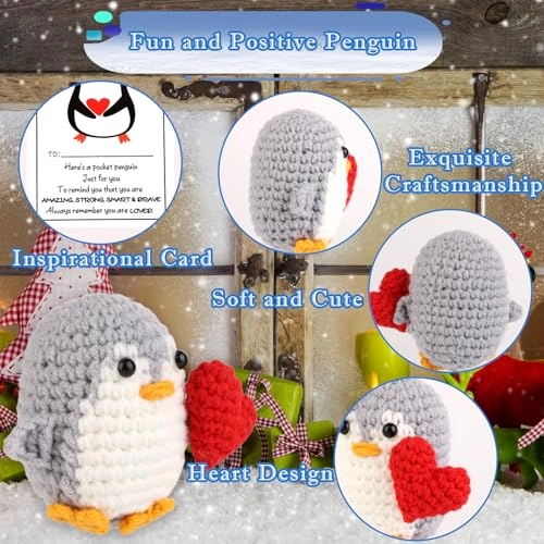 Positive Spider Penguin - 7 cm