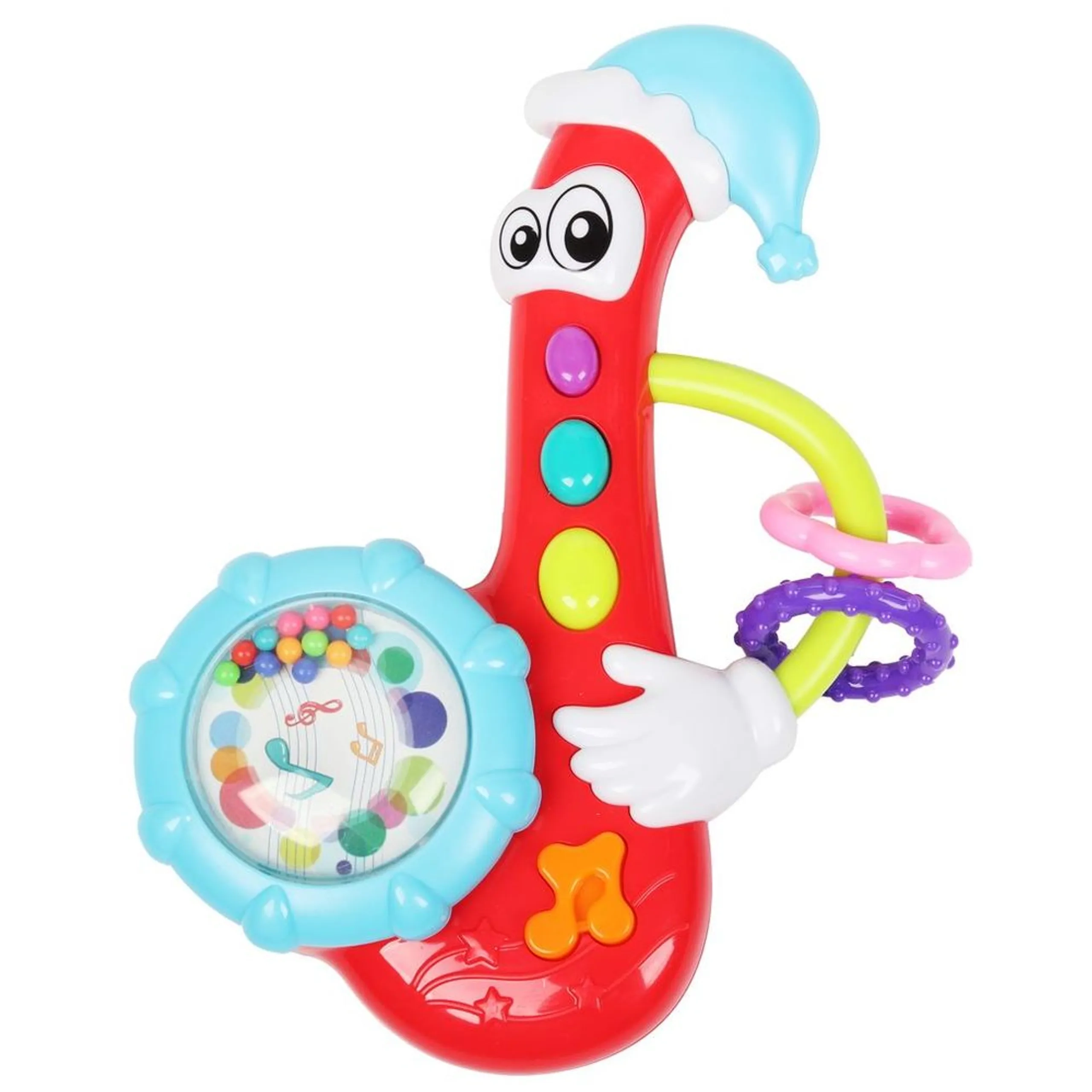 Little Angel Musical Jazz Saxophone - 6 melodies 3 months and above