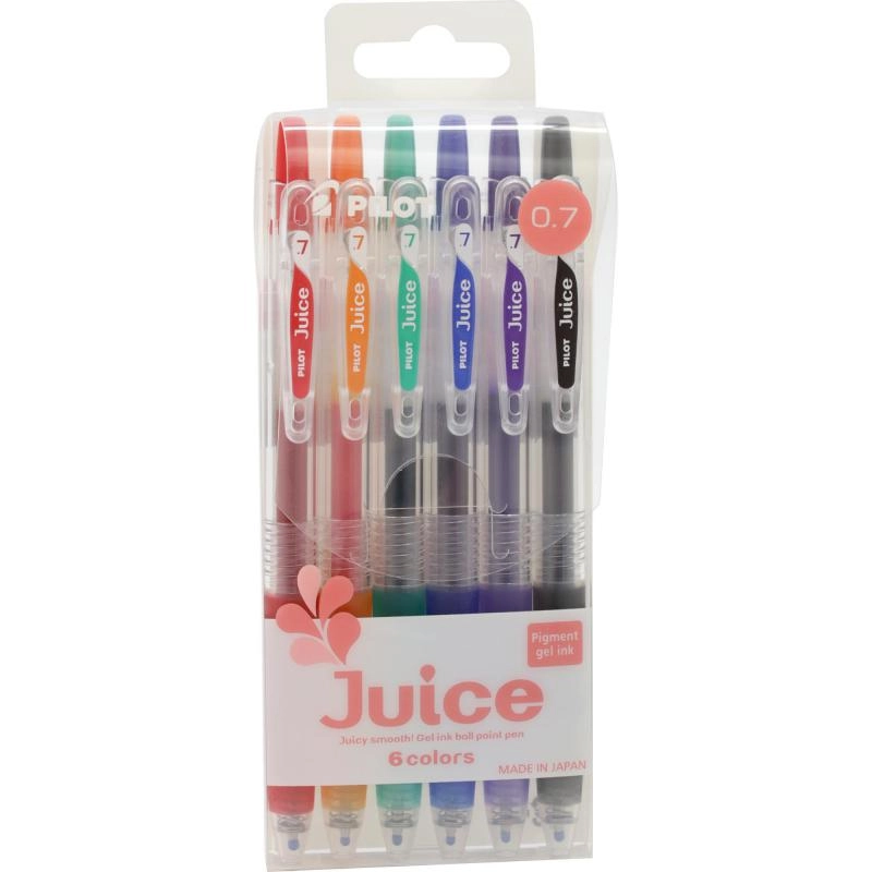 Gel Ink Pen - 6 Pieces 0.7 mm