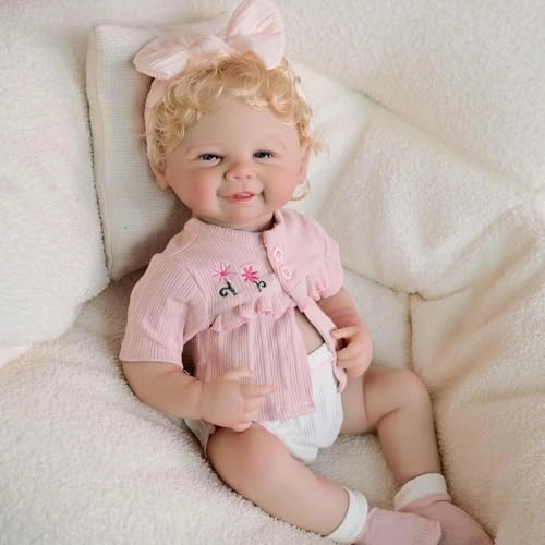 Vivienne Reborn Baby Doll - 19 inch Vinyl girl Ages 3+